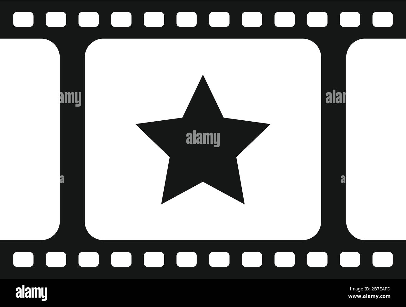 Famous Film Icon Simple Illustration Of Famous Film Vector Icon