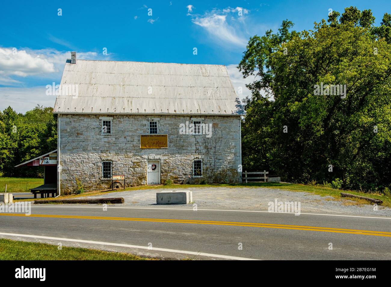 Bunker Hill Flour Mill, Mill Creek Historic District, Bunker Hill, West