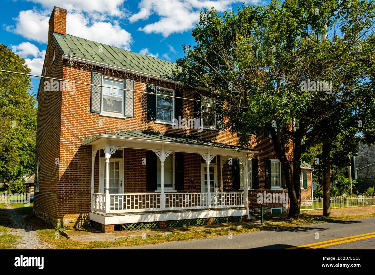 David Smith House, 7268 Queen Street, Middleway, West Virginia Stock Photo