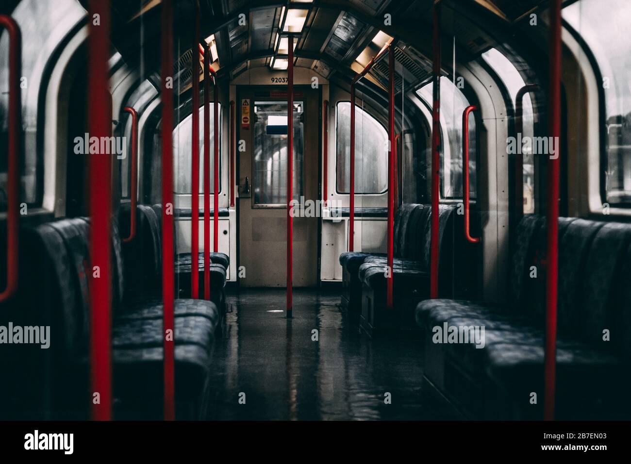 Ghost Town, London Tube, Subway Stock Photo