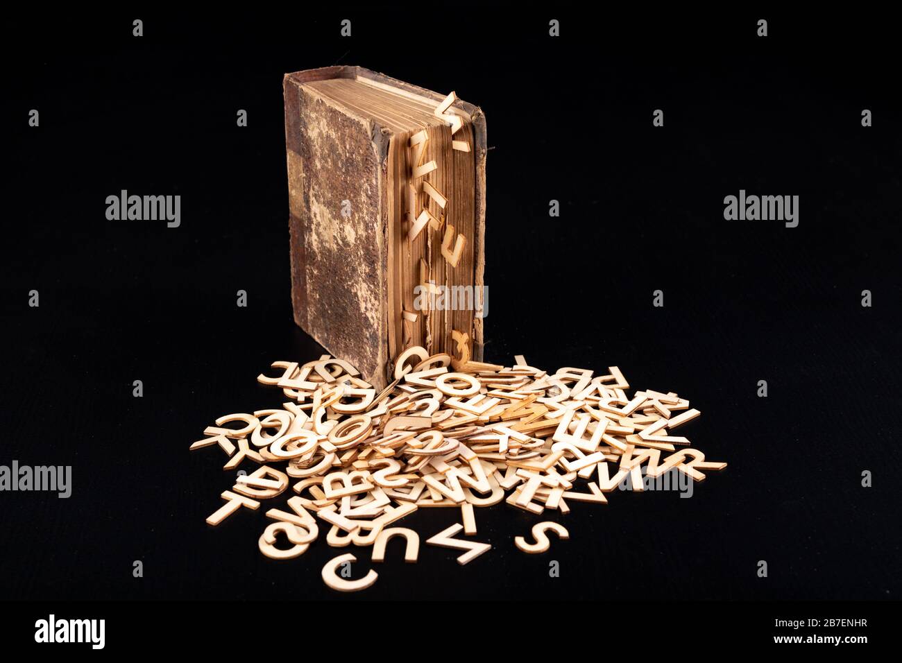 Alphabet book design letters hi-res stock photography and images - Alamy
