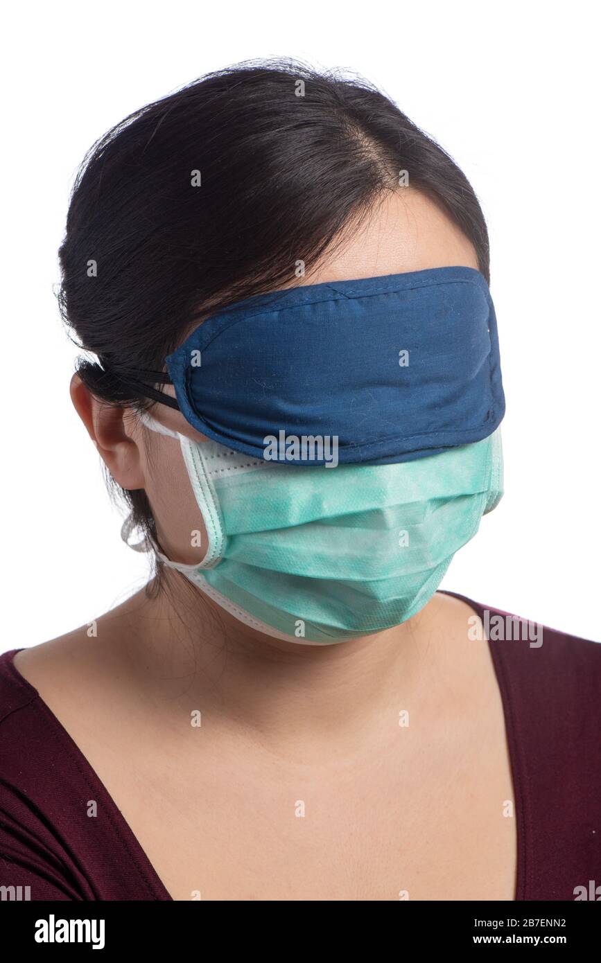 Woman sleeping mask hires stock photography and images Alamy