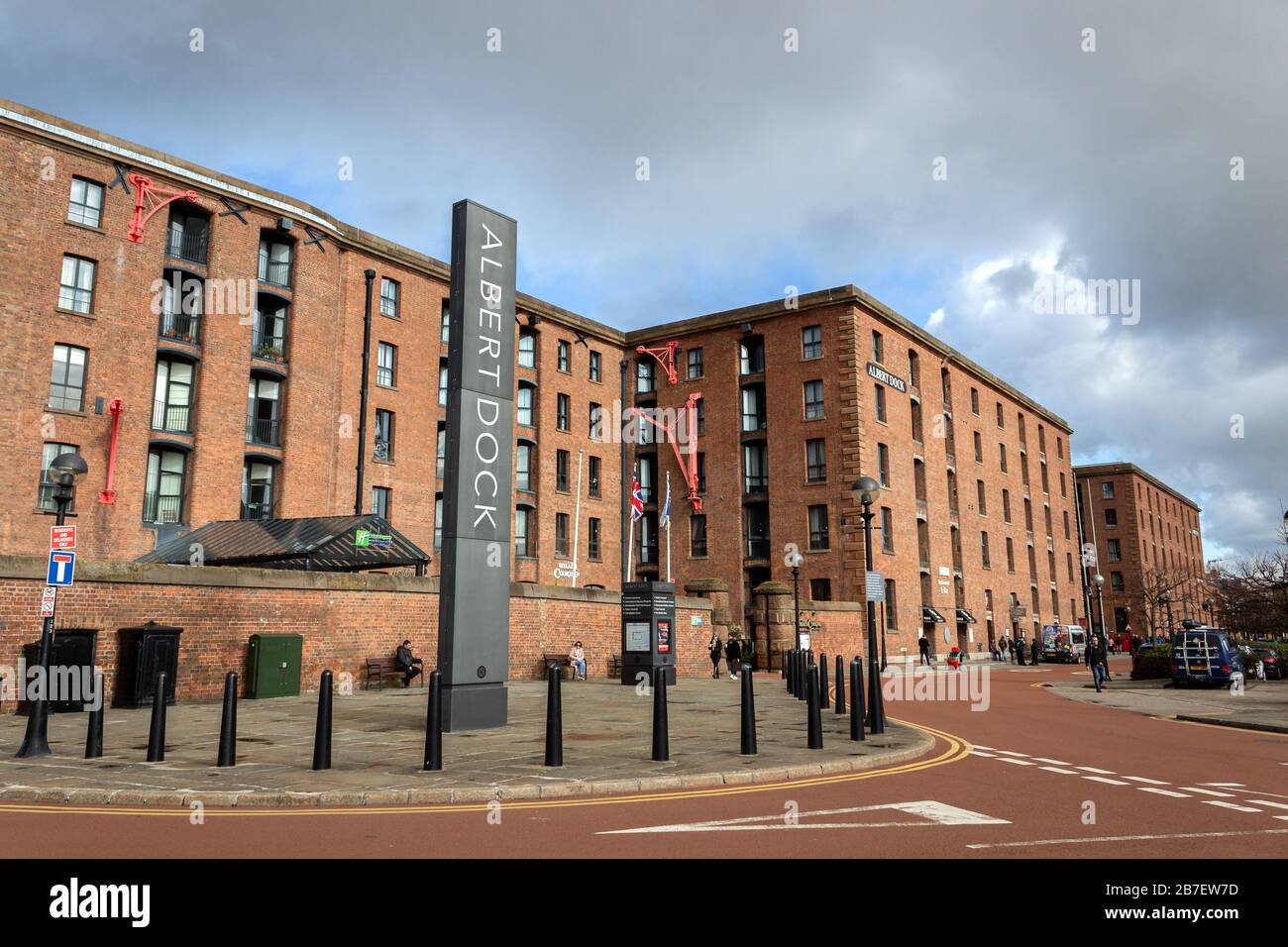 Holiday Inn Express, Brittania Pavillion Albert Dock, Gower street, Liverpool Stock Photo