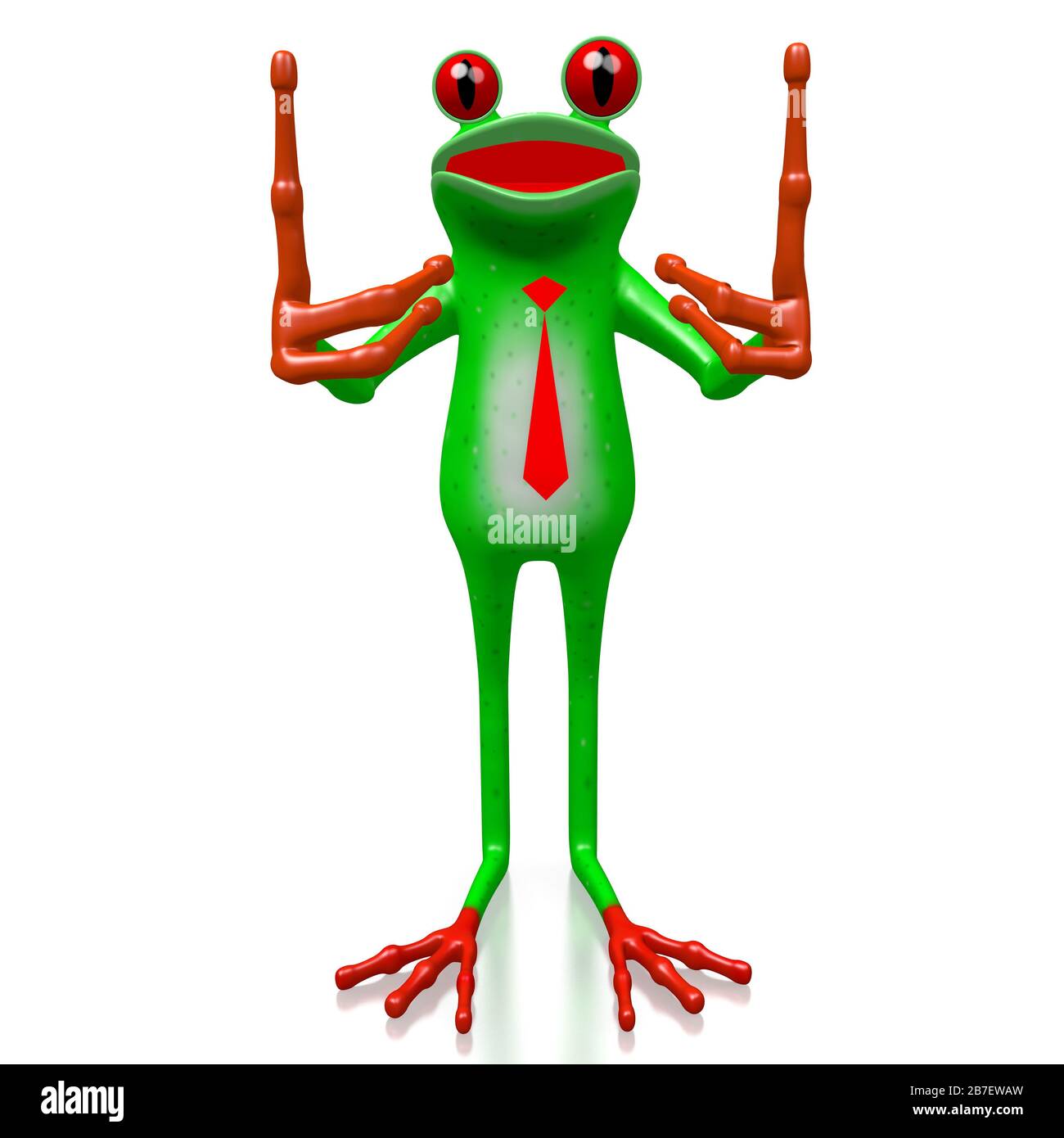 3D cartoon frog - thumbs up concept Stock Photo - Alamy 3D cartoon frog - thumbs up concept Stock Photo - Alamy