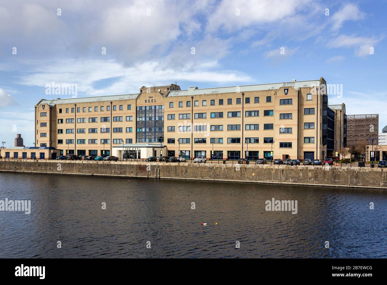 The Keel, former HMRC tax office, now residential apartments, Kings Parade, Liverpool Stock Photo