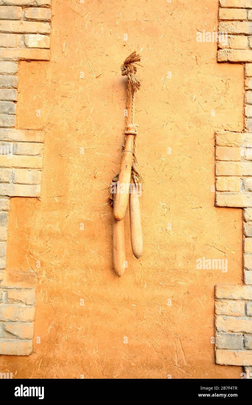 The ancient Chinese farming tools Stock Photo Alamy