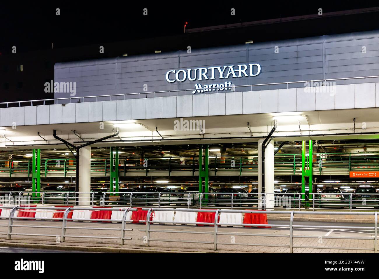 Warsaw, Poland December 17, 2019 Courtyard by Marriott hotel