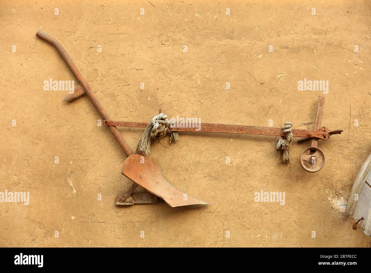 The ancient Chinese farming tools Stock Photo Alamy