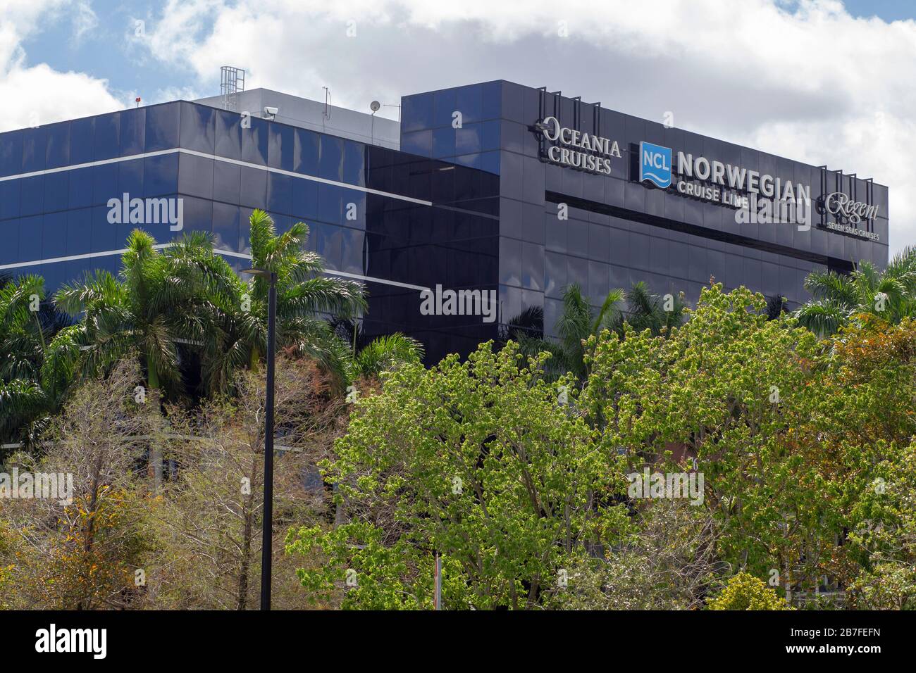 Norwegian Cruise Line Headquarters in MiamiDade County, Florida. Oceania Cruises, and Regent