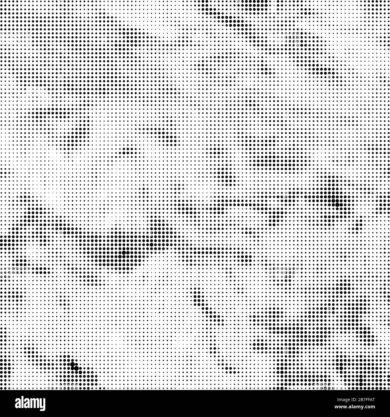 Halftone Pattern. Set of Dots. Dotted Texture on White Background ...