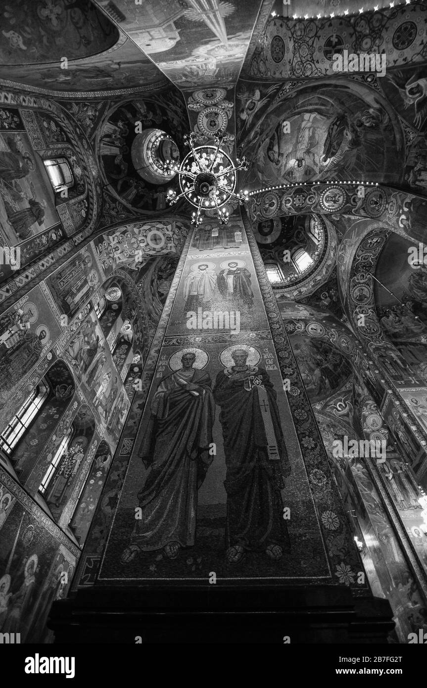 The Church of the Savior on Spilled Blood Stock Photo