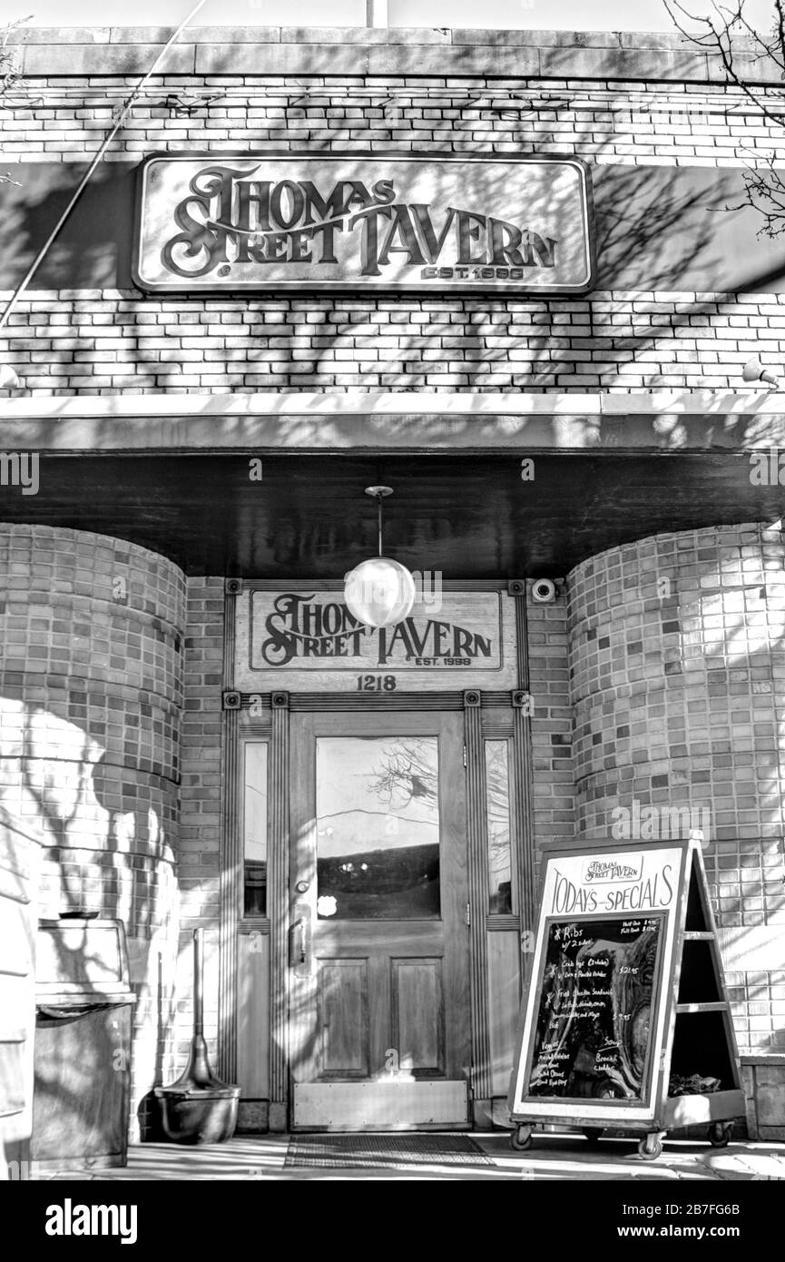 Usa Restaurant Black and White Stock Photos & Images Alamy