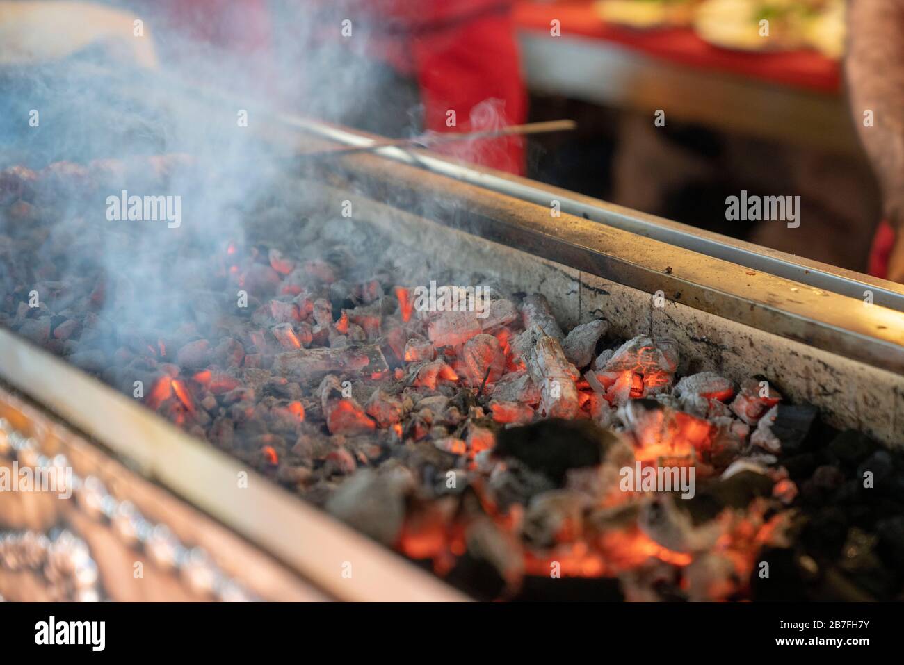 Turkish Food (aubergine kebab) stock photo Stock Photo Alamy