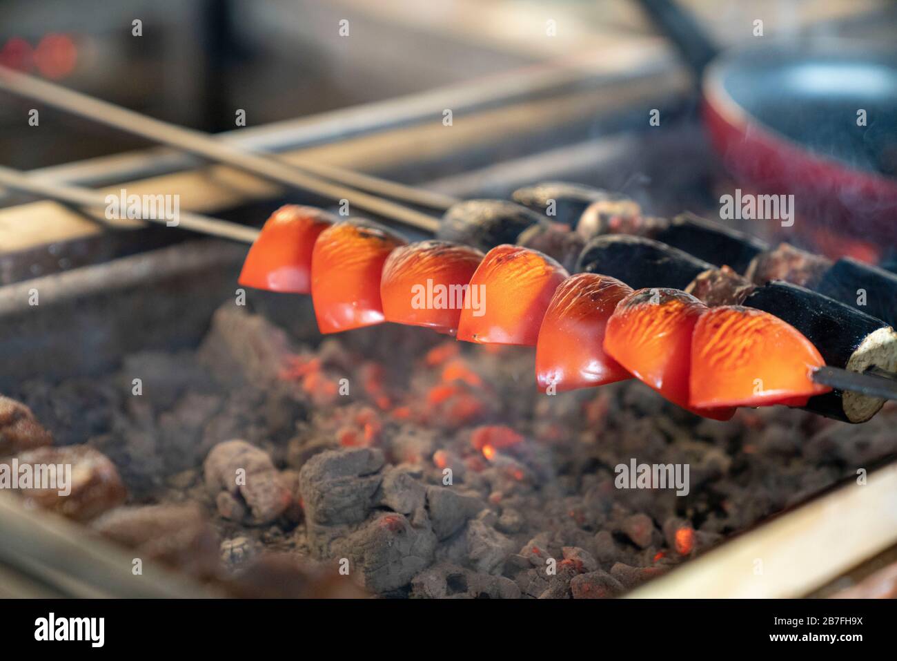 Turkish Food (aubergine kebab) stock photo Stock Photo Alamy