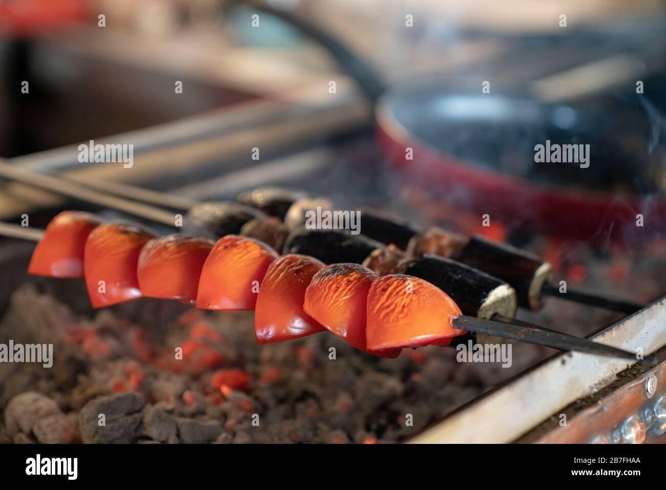 Turkish Food (aubergine kebab) stock photo Stock Photo Alamy