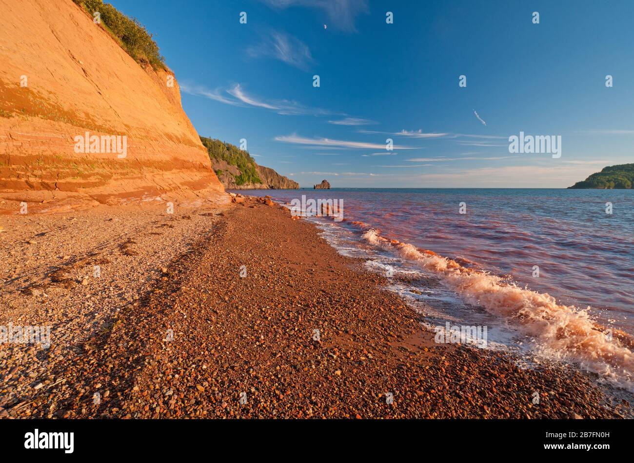 Waves at Five Islands Provincial Park In Nova Scotia Stock Photo Alamy