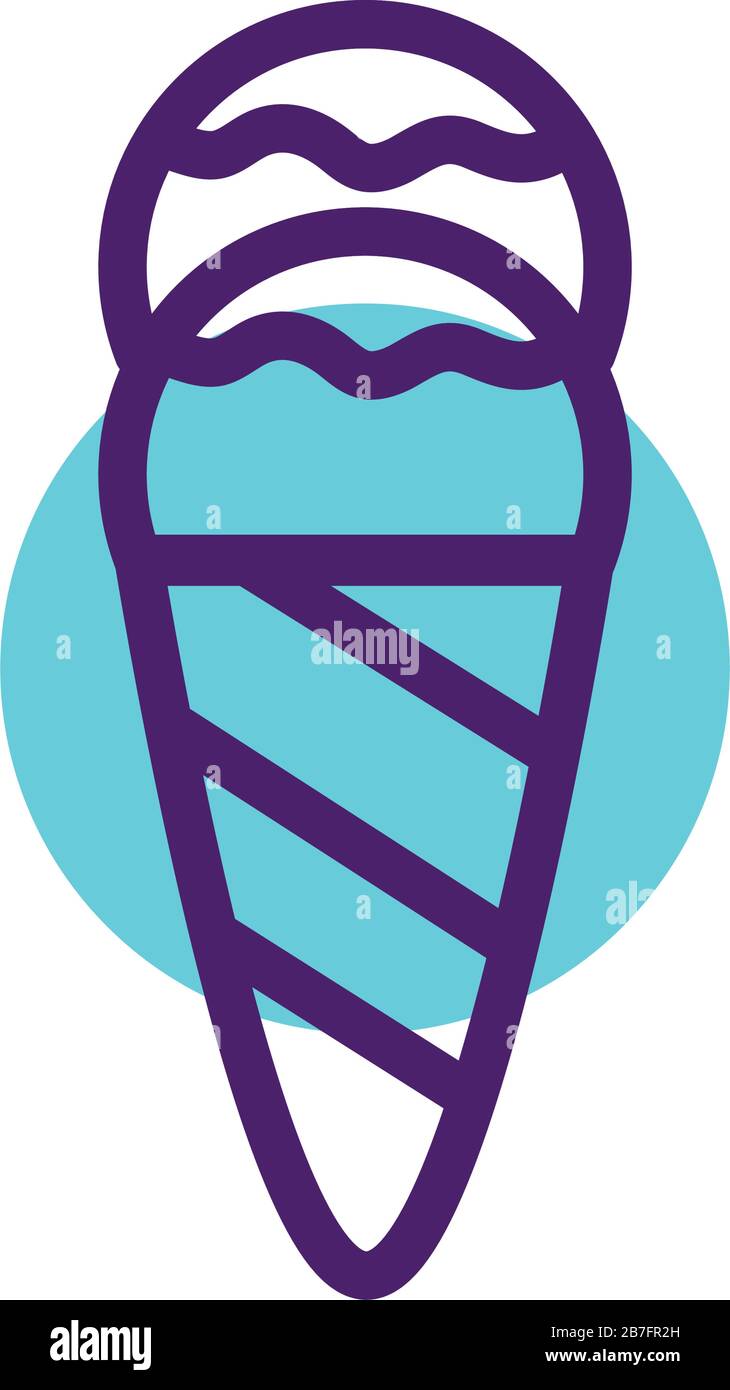 ice cream line style icon Stock Vector Image & Art - Alamy