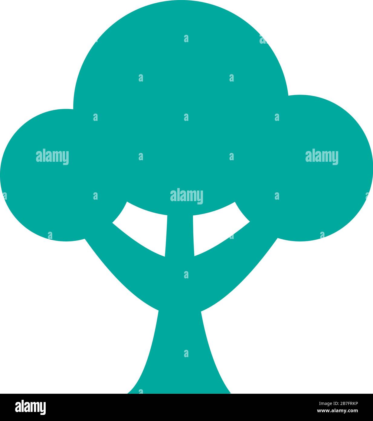 tree plant forest silhouette style icon Stock Vector Image & Art - Alamy
