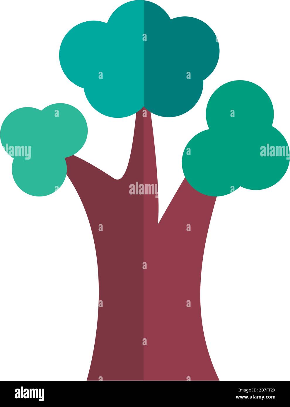 leafless tree plant flat style icon Stock Vector Image & Art - Alamy