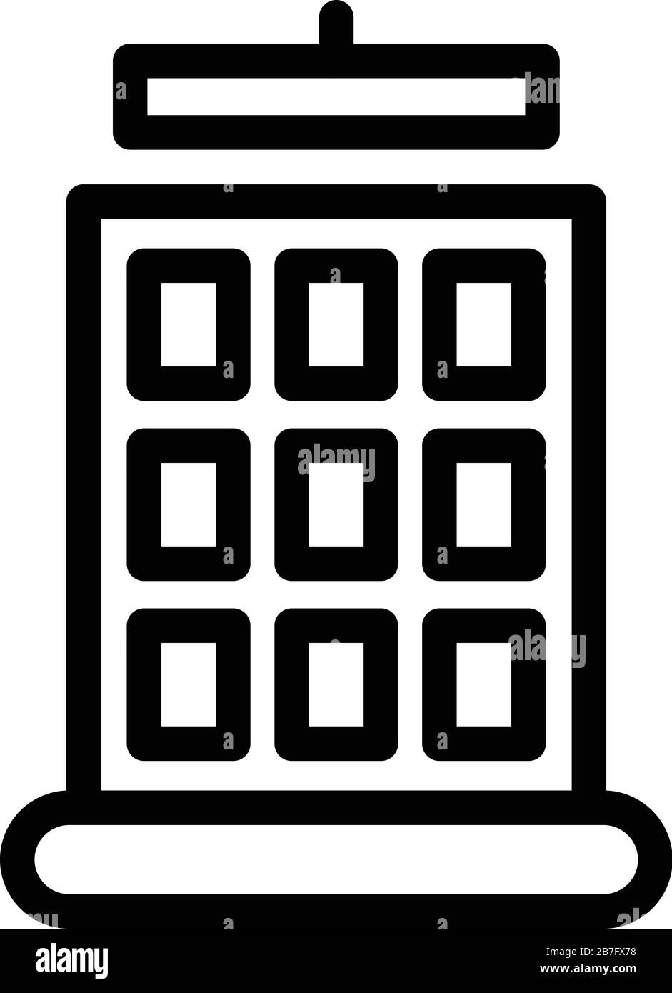 Building construction icon, outline style Stock Vector Image & Art - Alamy