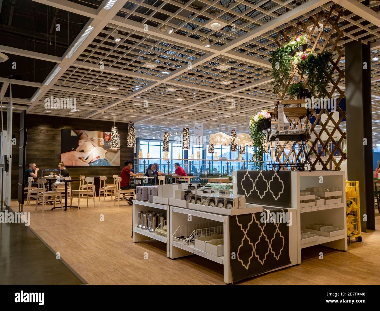 Las Vegas, MAR 7, 2020 Interior view of the famous IKEA Stock Photo