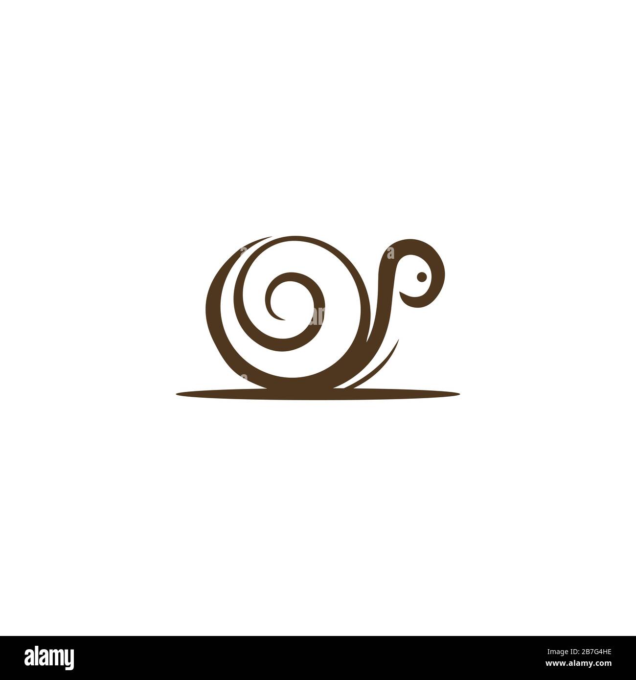 Snail Logo Vector design Template Stock Vector