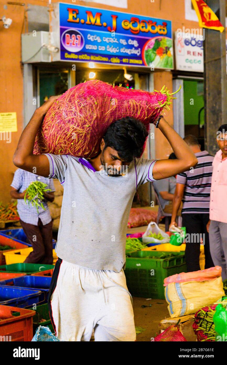 South Asia Sri Lanka Ceylon Dambulla Economic Centre Center wholesale