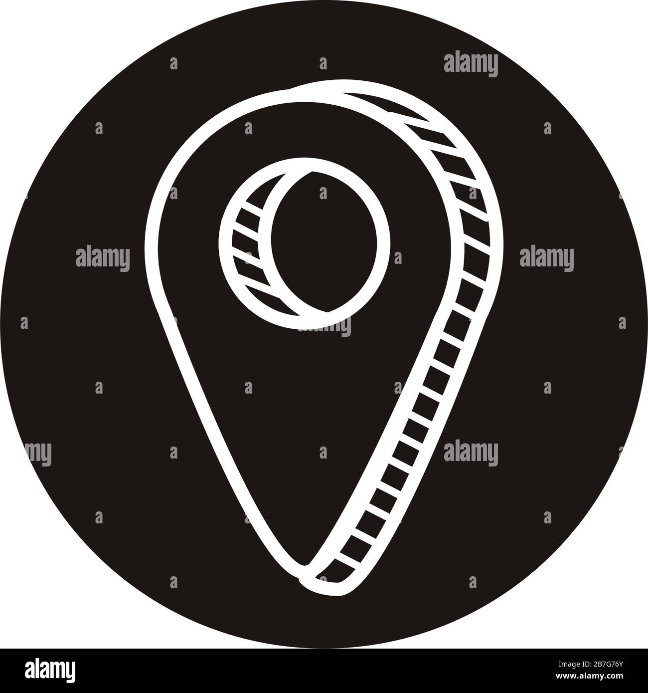 pin location doodle block style icon Stock Vector Image & Art - Alamy