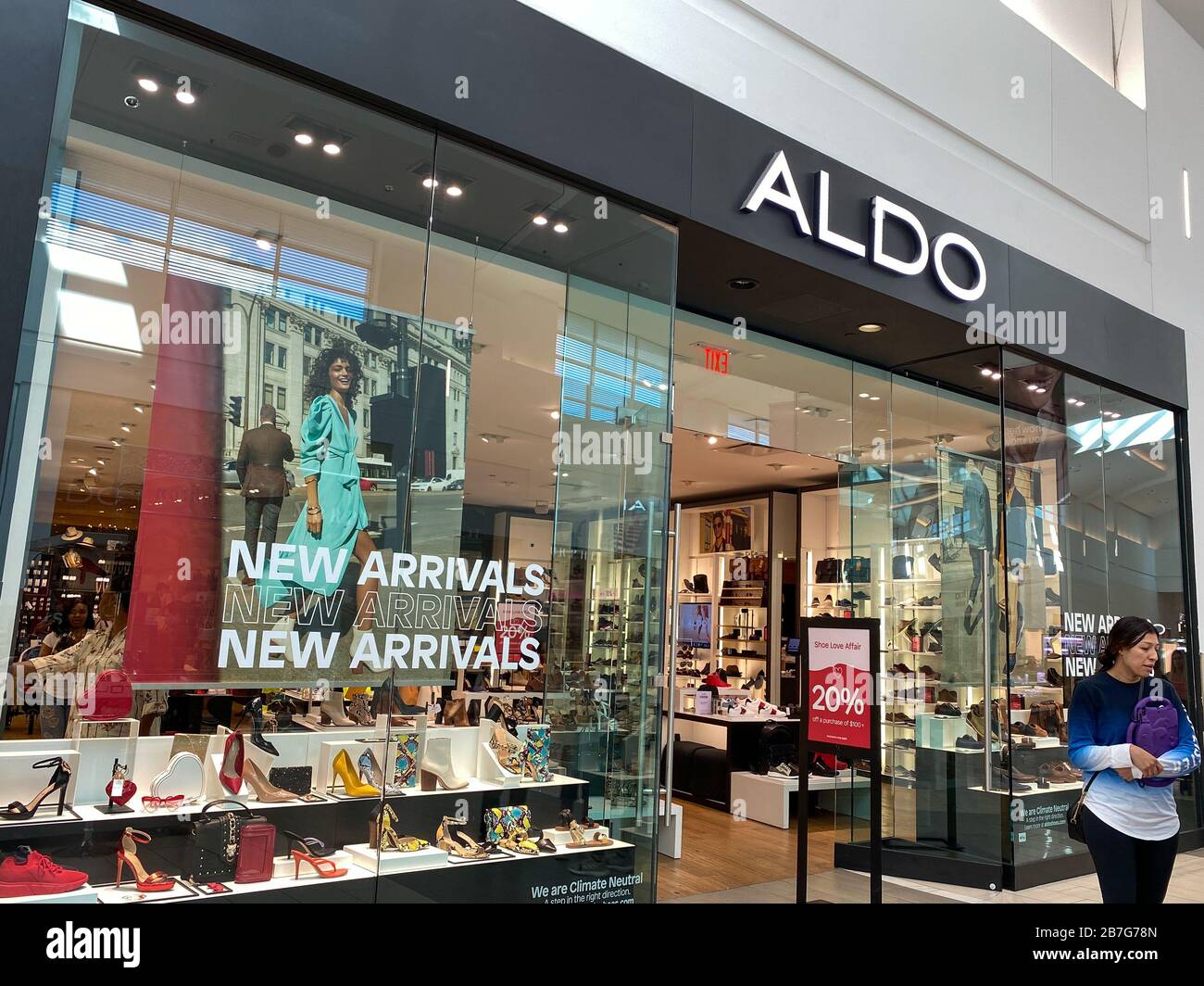 Orlando, FL/USA-2/17/20: An Aldo retail fashion shoes and accessories store  in an indoor mall in Orlando, FL Stock Photo - Alamy