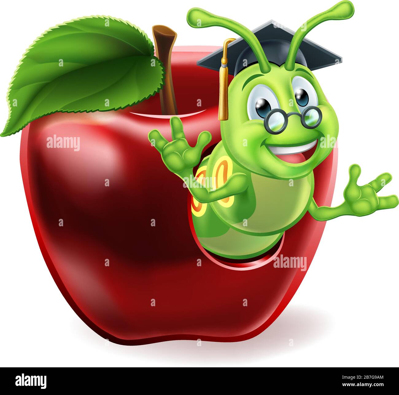 Caterpillar Cartoon Character Stock Vector Image & Art - Alamy