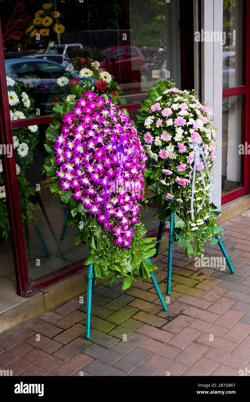 South Asia Sri Lanka Capital City Colombo 7 Deans Street flower shop