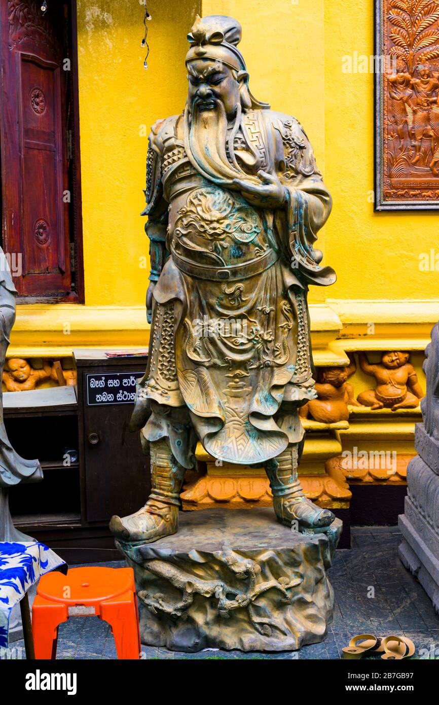 South Asia Sri Lanka Capital City Colombo 19th century Gangaramma Temple Sri Jinaratna Road Ceylon Buddhist Shrine Stock Photo