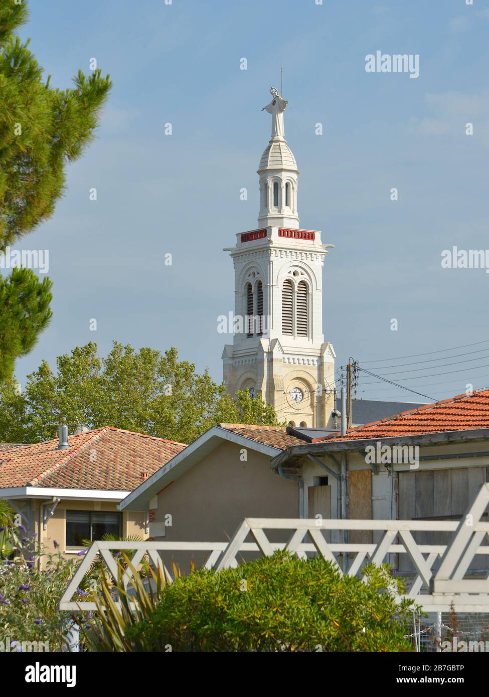 Saint Ferdinand church of Arcachon, a commune in the southwestern French department of Gironde Stock Photo