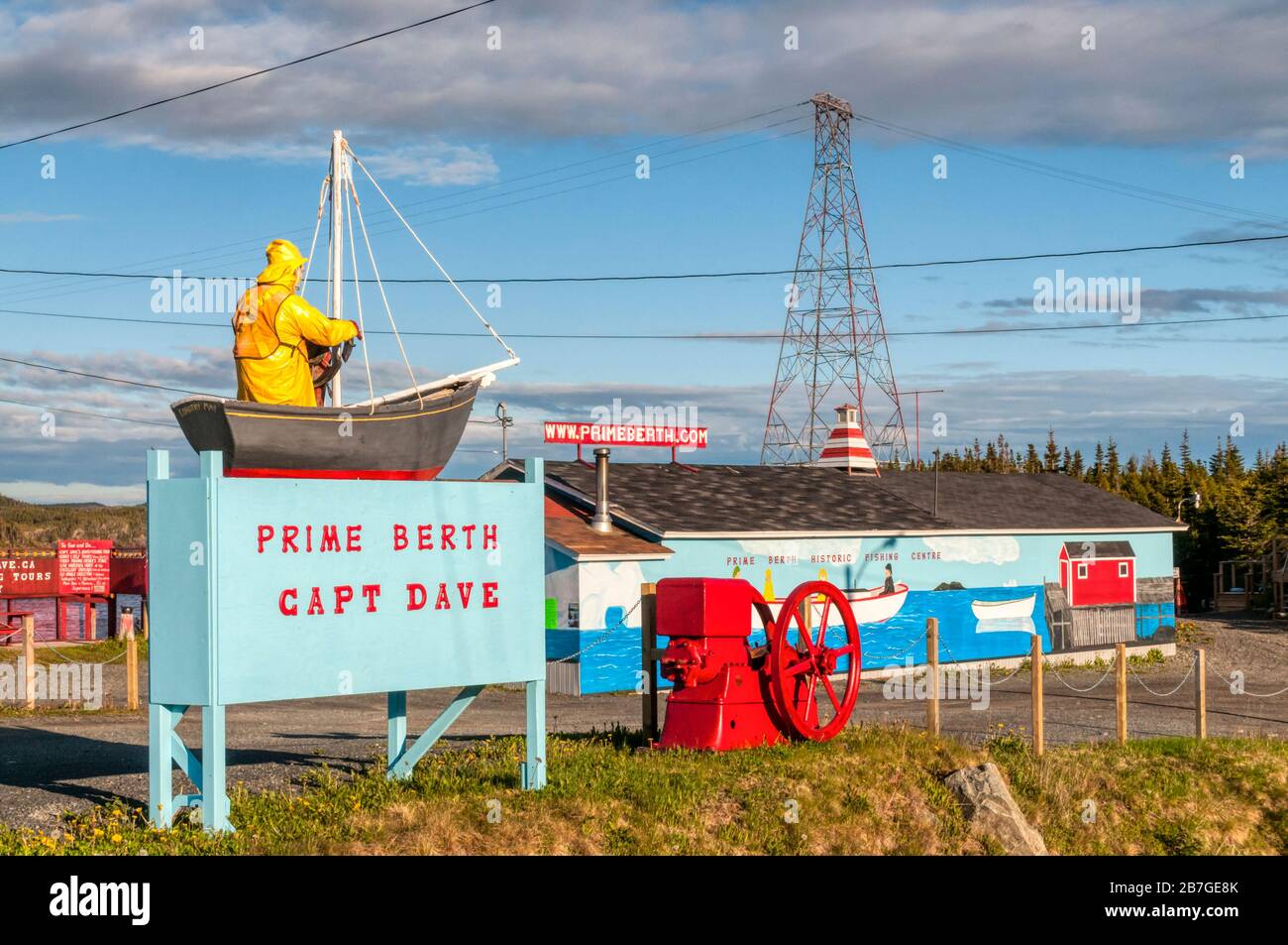 The Prime Berth fishery & heritage centre, near Twillingate, Newfoundland. Stock Photo