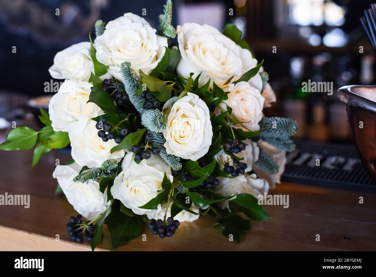 natural roses flower bouquet close up Stock Photo - Alamy