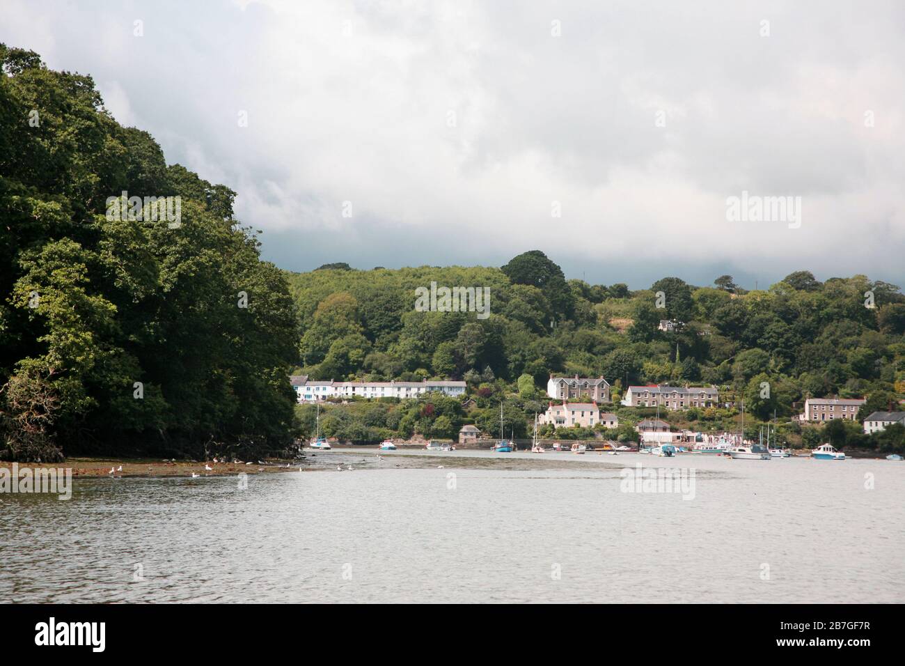 Malpas from the Truro River, Cornwall, England, UK Stock Photo Alamy