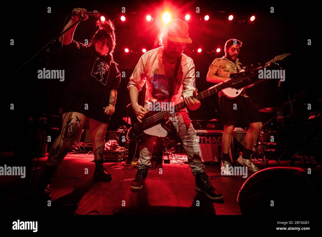Copenhagen, Denmark. 11th, March 2020. The British melodic hardcore band  Ithaca performs a live concert at Vega in Copenhagen. (Photo credit:  Gonzales Photo - Peter Troest Stock Photo - Alamy