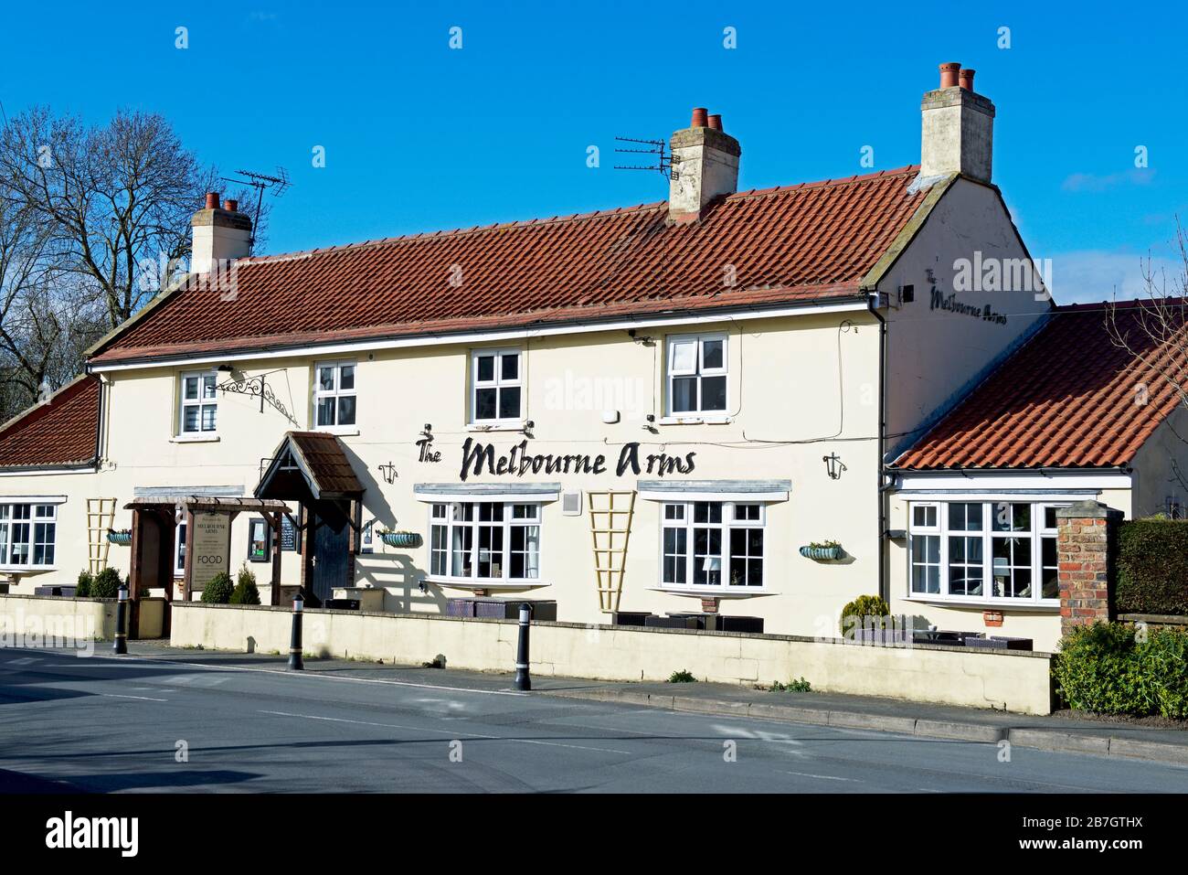 The Melbourne Arms in the village of Melbourne, East Yorkshire, England
