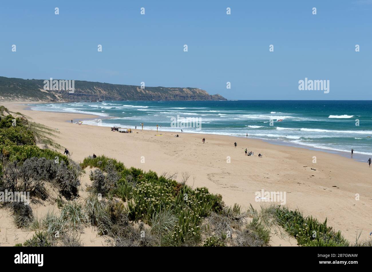 Gunnamatta Ocean Beach, Mornington Peninsula, Victoria Australia Stock Photo