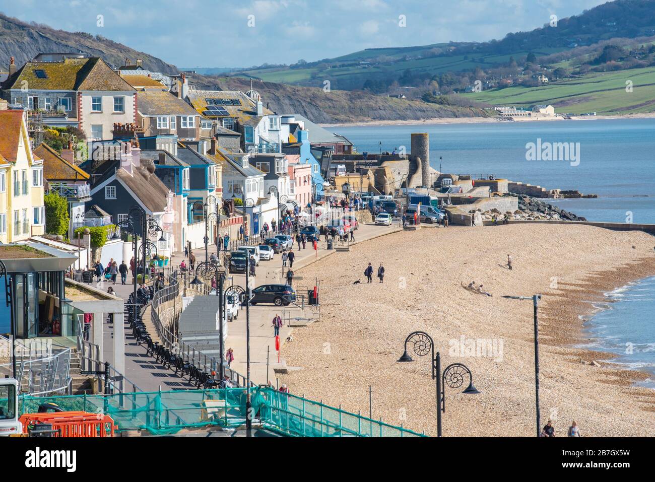 Lyme Regis, Dorset, UK. 23rd July, 2019. UK Weather After months of