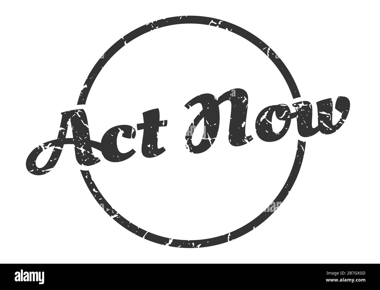 act now sign. act now round vintage grunge stamp. act now Stock Vector