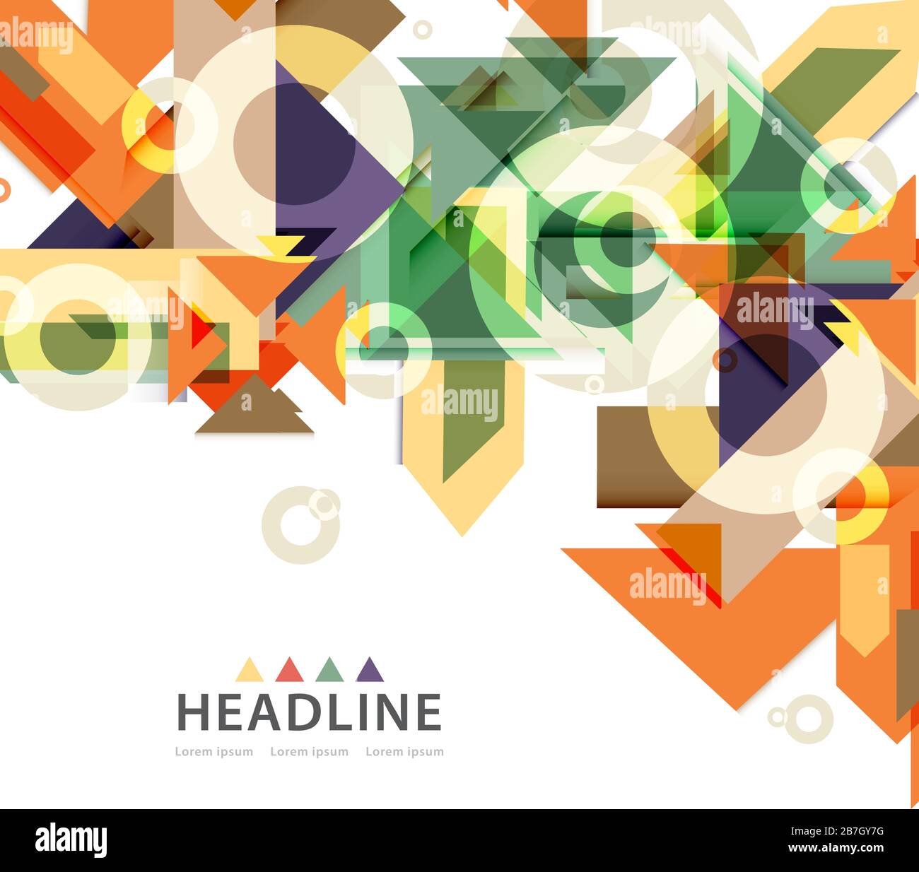 Brochure header layout background template Stock Vector Image & Art - Alamy