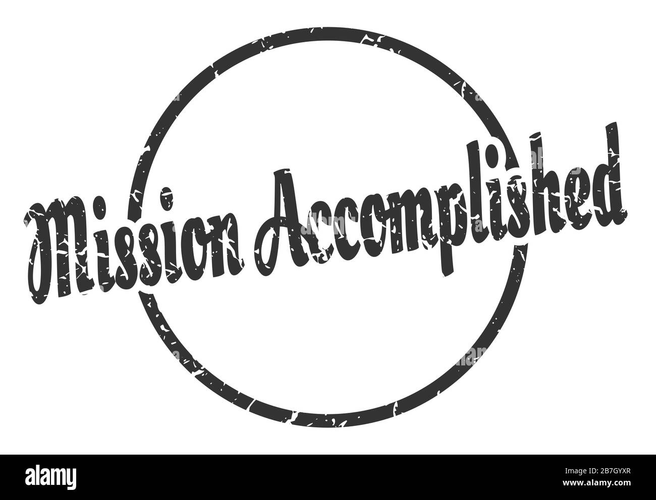 mission accomplished sign. mission accomplished round vintage grunge stamp. mission accomplished Stock Vector