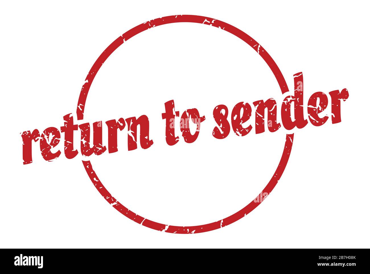 return to sender sign. return to sender round vintage grunge stamp. return to sender Stock