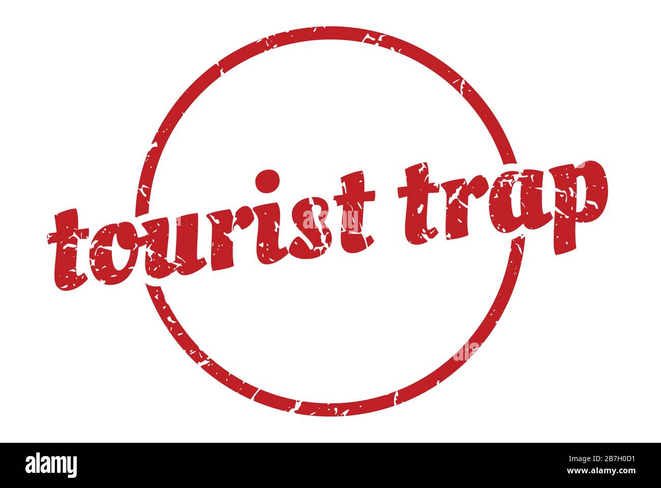 Tourist Trap Sign Tourist Trap Round Vintage Grunge Stamp Tourist