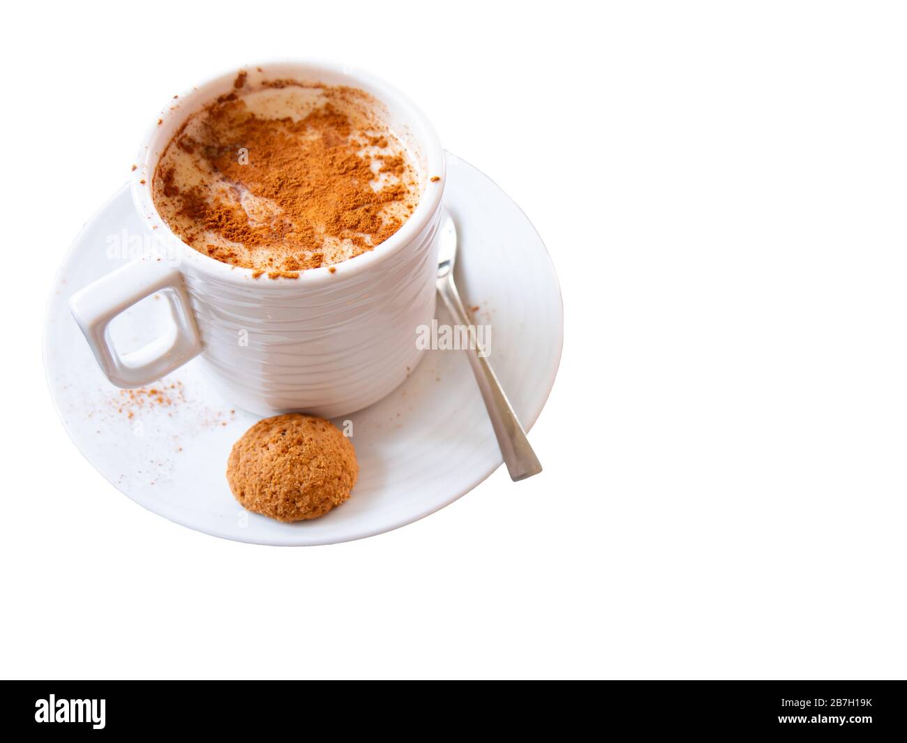 Sahlep or Salep traditional Turkish winter beverage drink with cinnamon ...
