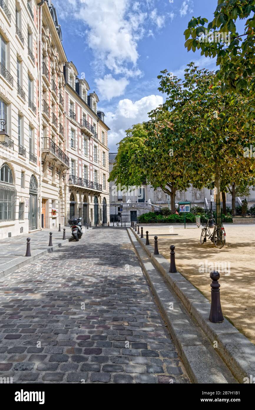 Square in Paris Stock Photo