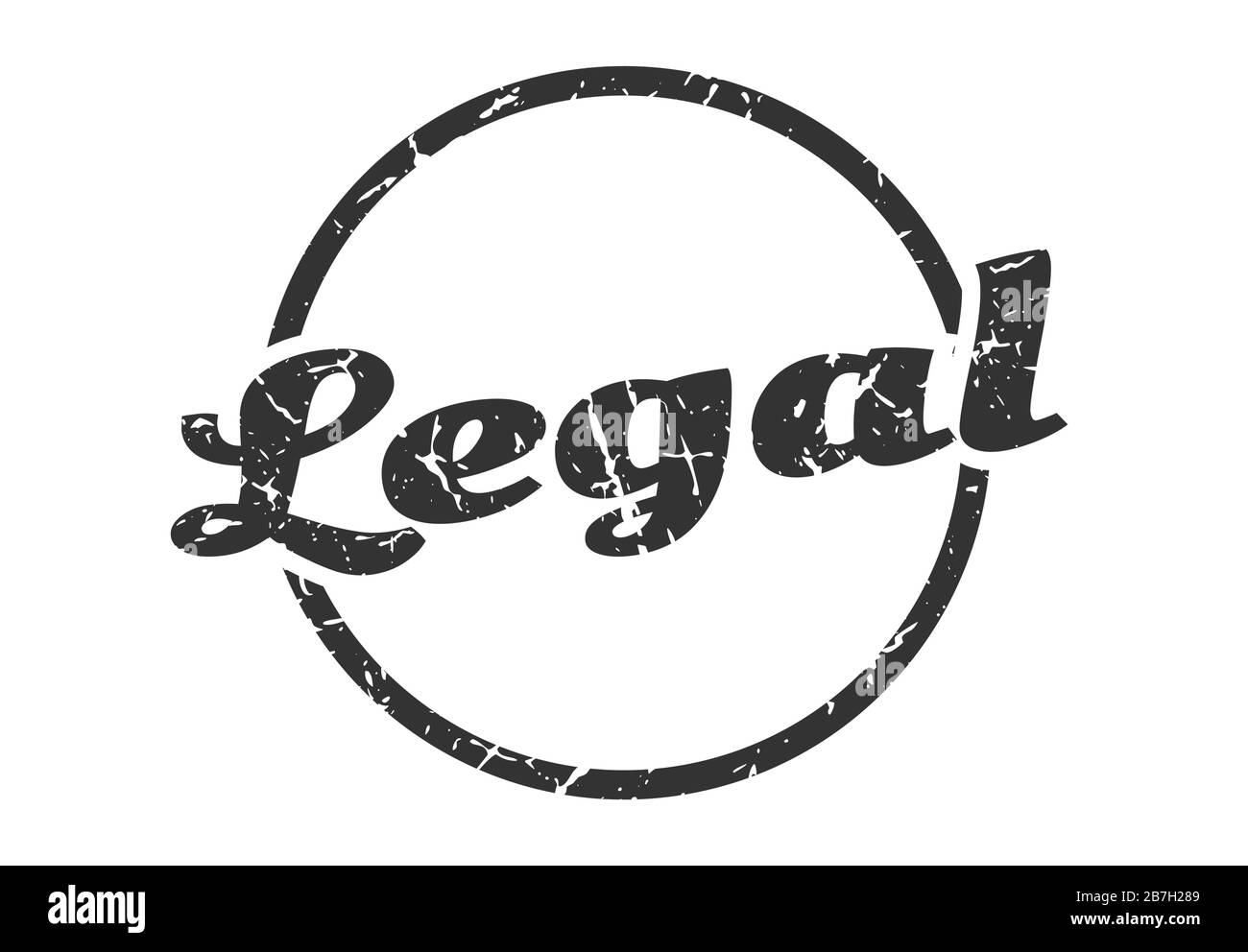legal sign. legal round vintage grunge stamp. legal Stock Vector Image