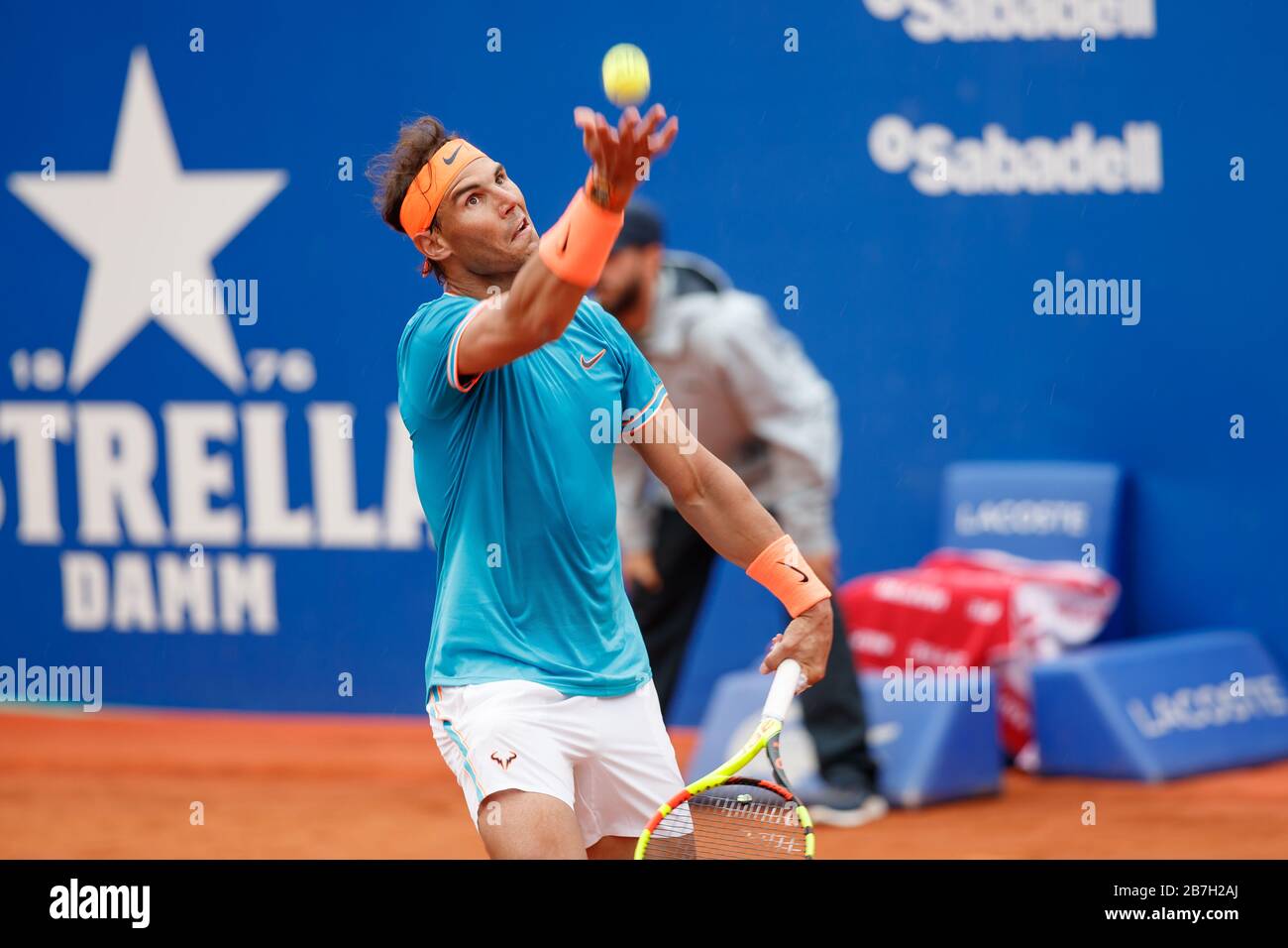 Rafael Nadal from Spain during the ATP 500 Barcelona Open Banc Sabadell 67  Trofeo Conde de Godo in Reial Club Tenis de Barcelona on 25 of April of 201  Stock Photo - Alamy