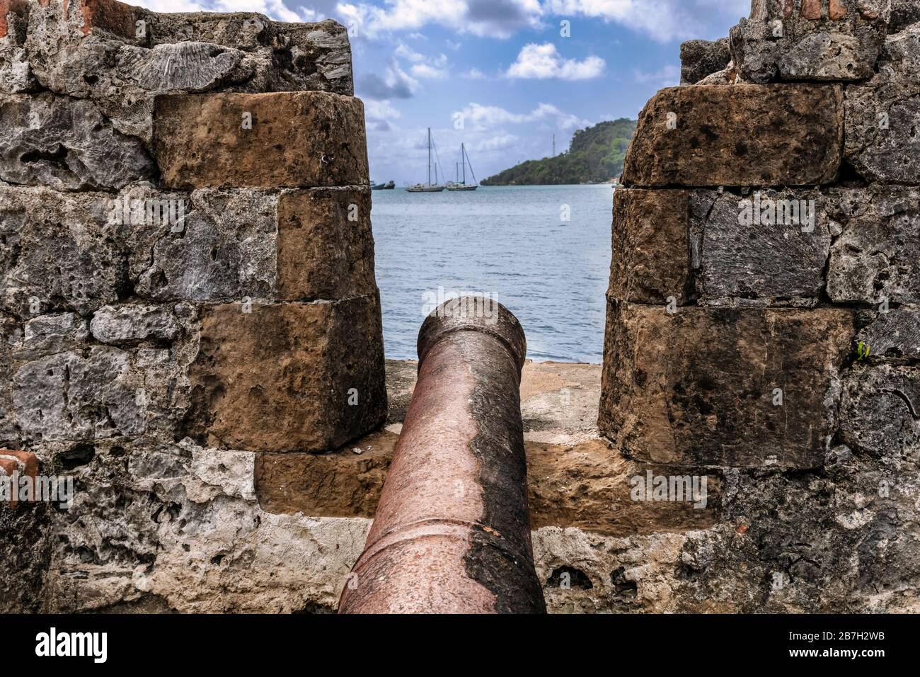 UNESCO World Heritage Site Fort San Jeronimo is a tremendous example of ...